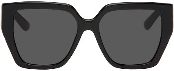 Dolce & Gabbana Black DG Crossed Sunglasses 0DG4438 8056597844529