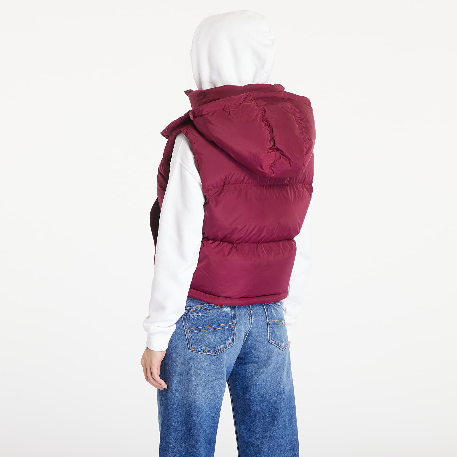 Crop Alaska Puffer Vest Valley Grape