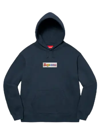 Supreme Bling Box Logo Hooded Sweatshirt SS22