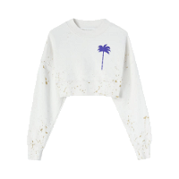 PXP Painted Cropped Crew Sweat