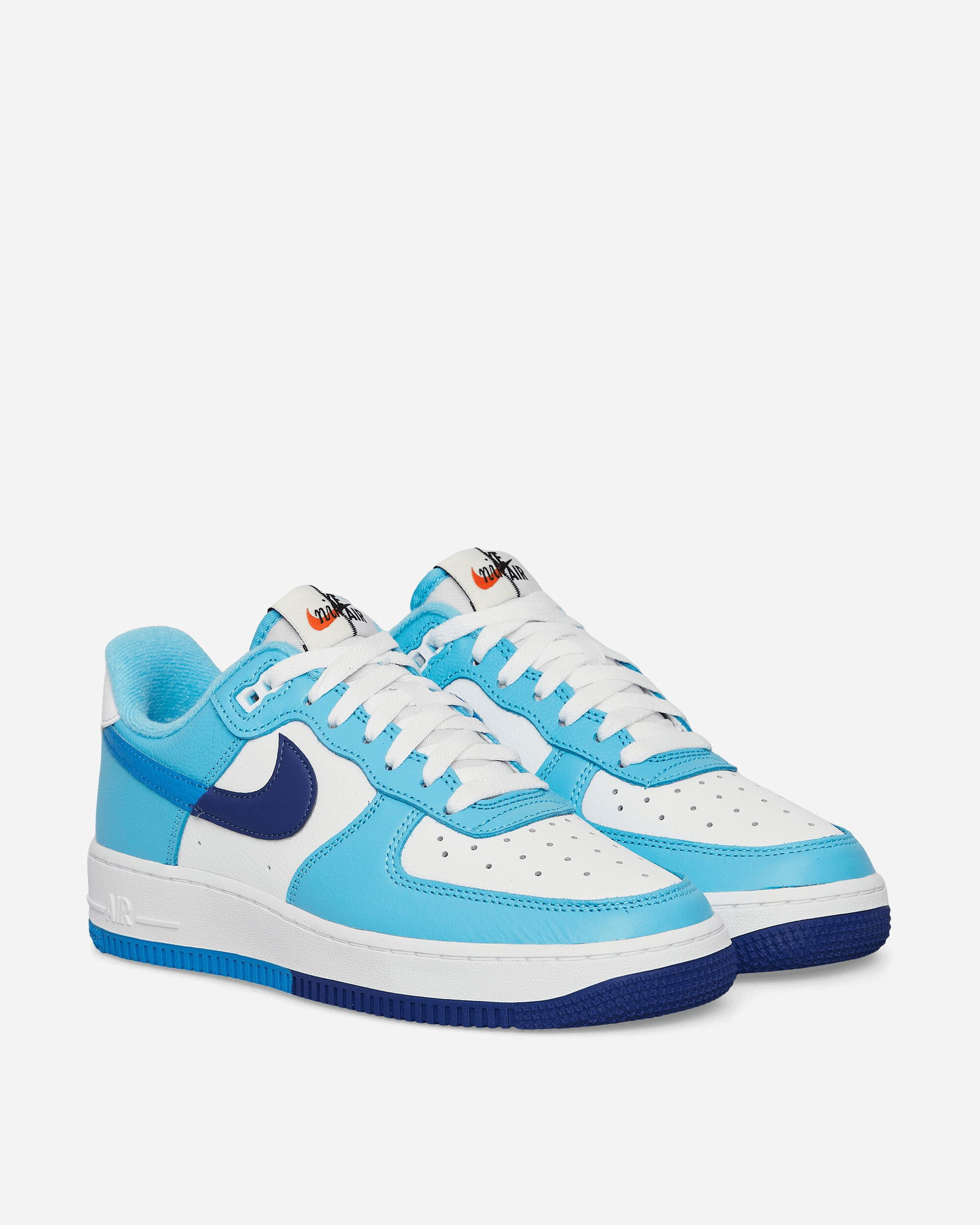 GS) Nike Air Force 1 Low LV8 2 'White Light Photo Blue' DZ2660-100 - KICKS  CREW