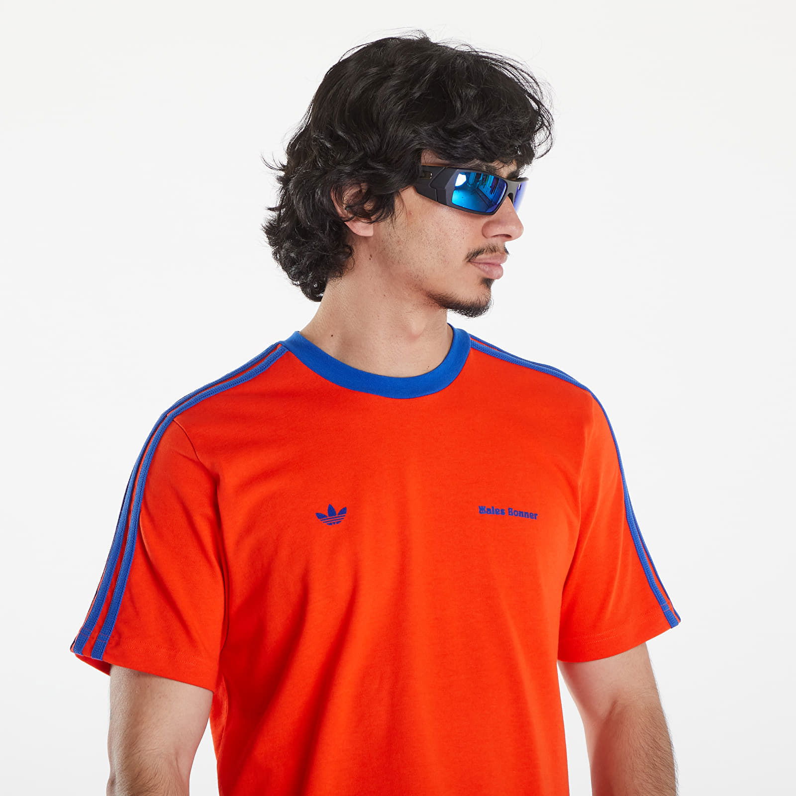 Wales Bonner x Short-Sleeve Tee Bold Orange/ Royal Blue