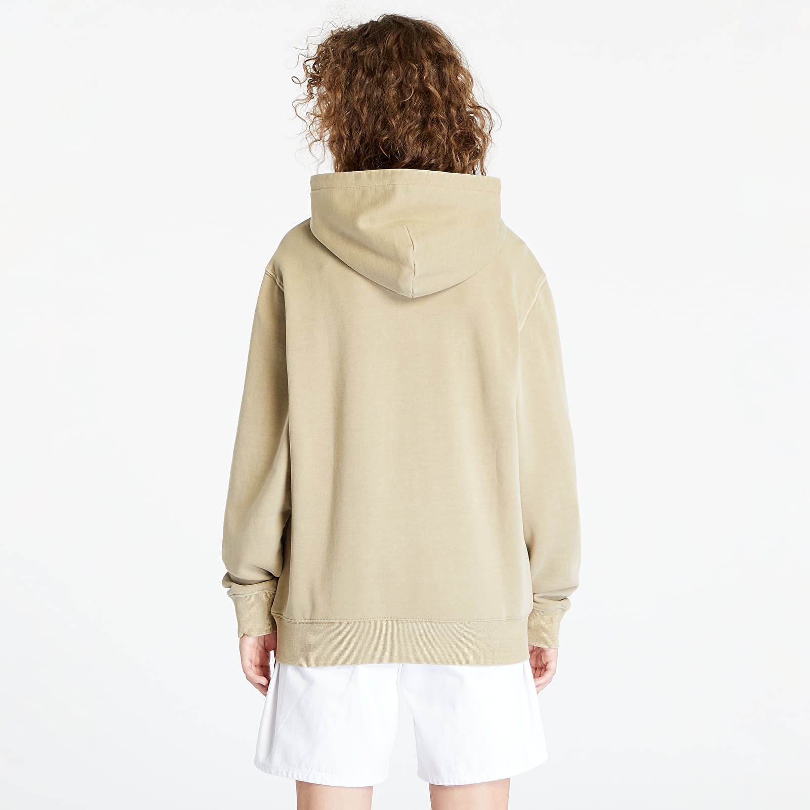 Hooded Duster Sweat Ammonite Garment Dyed