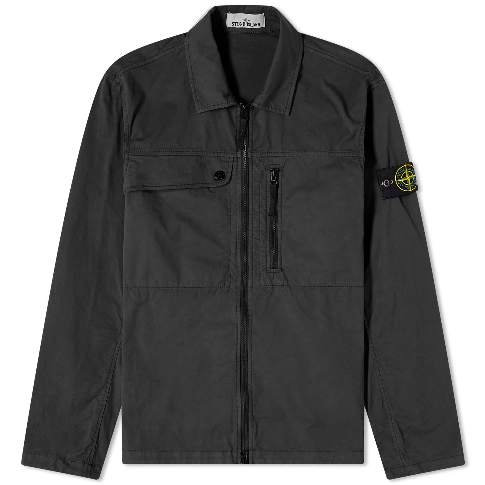 Supima Cotton Twill Stretch-TC Zip Shirt Jacket