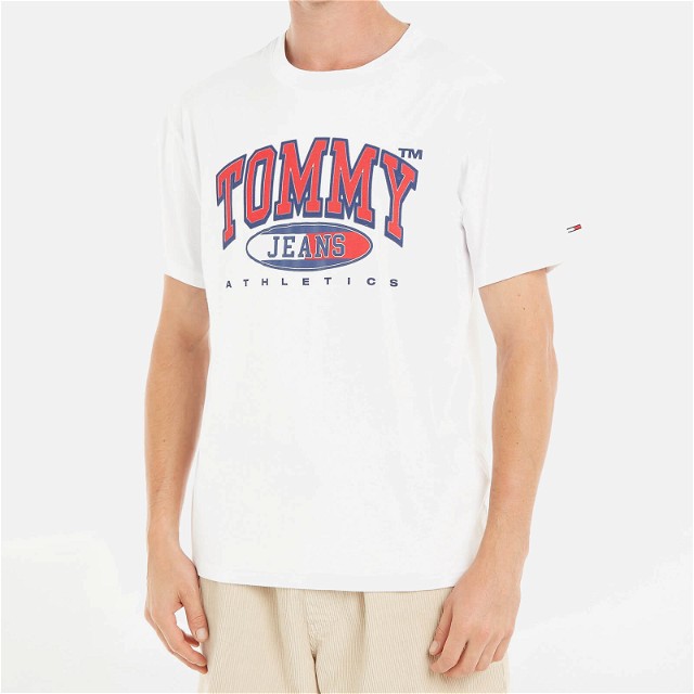 Tommy Jeans Relaxed Essential Logo-Graphic Cotton-Jersey
