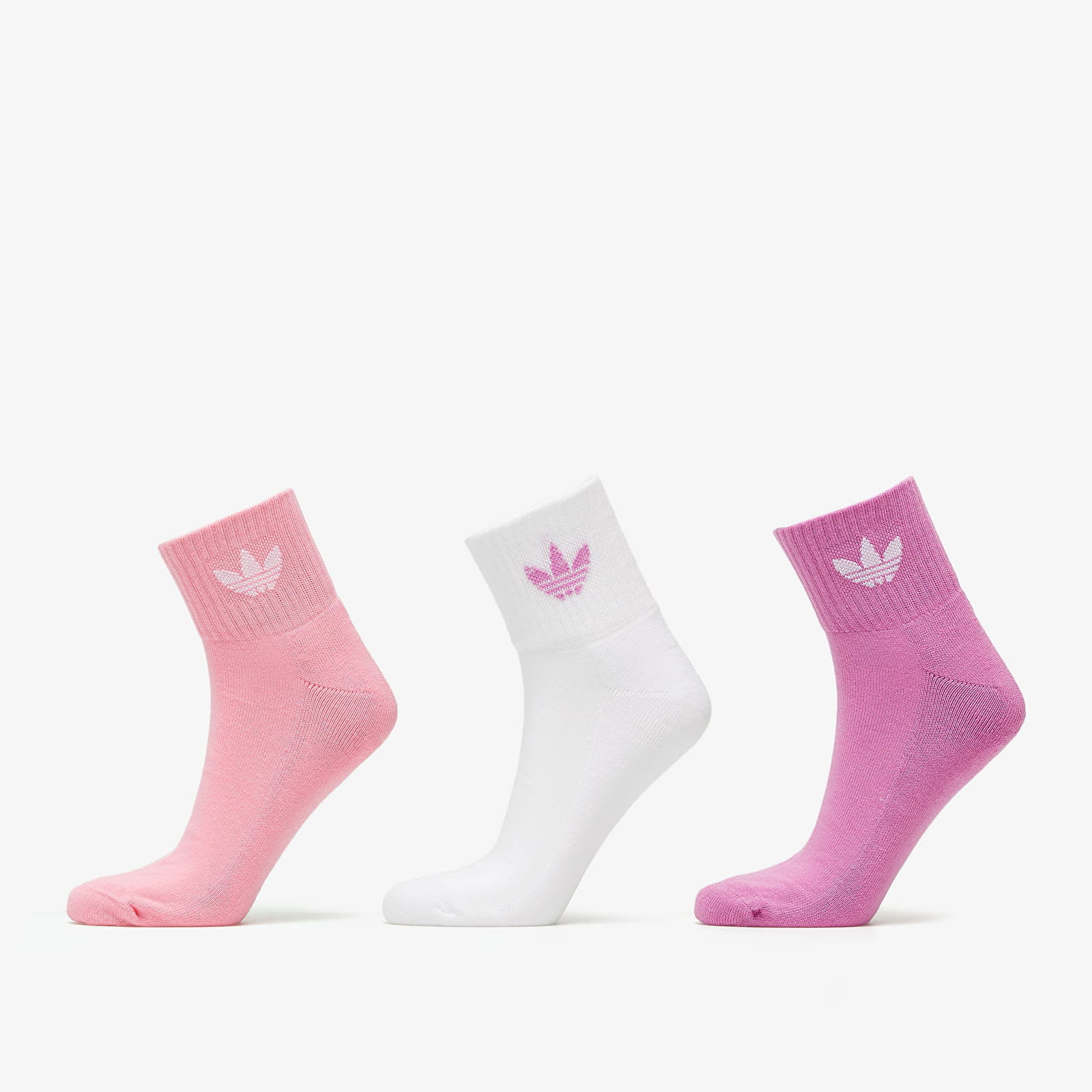 Mid Ankle Crew Socks 3-Pack