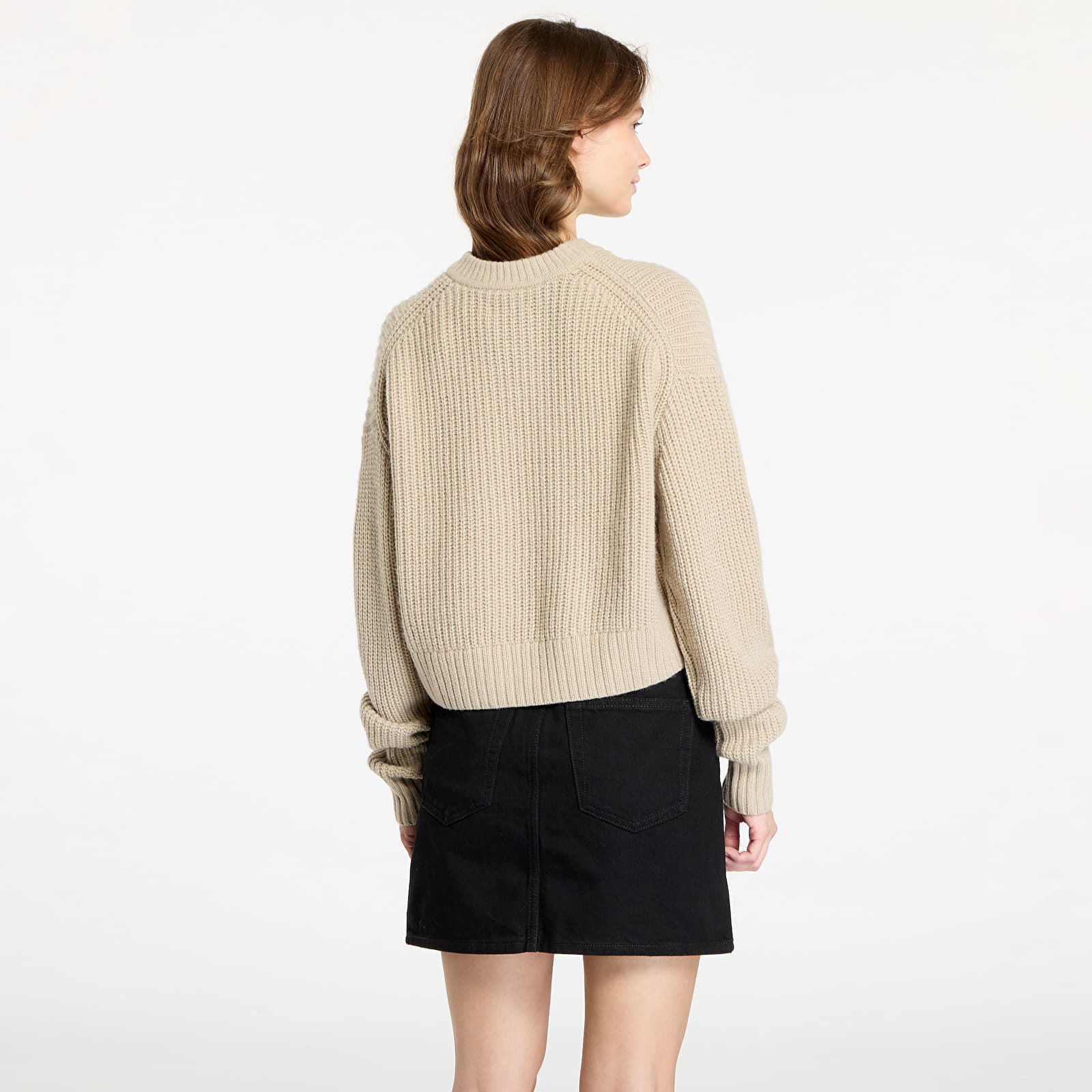 Chunky V-Neck Sweater Pelican