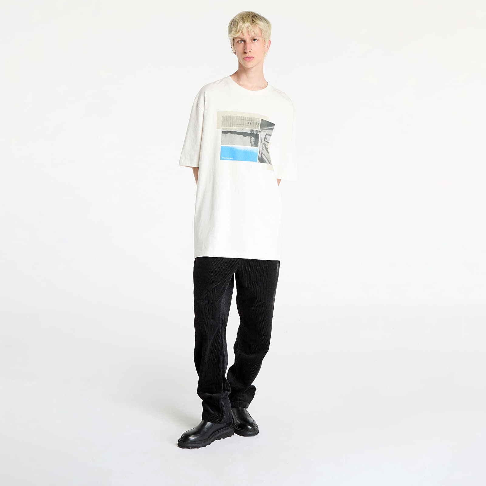 City Poster Street Tee Ivory