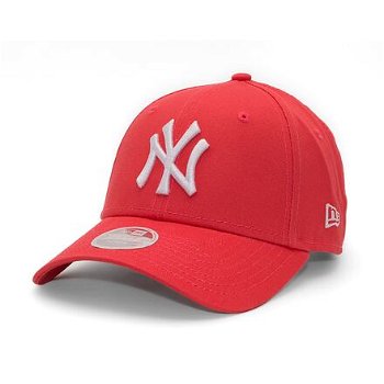 New Era 9FORTY Womens MLB League Essential New York Yankees - Wild Rose Red / White One Size 60435225