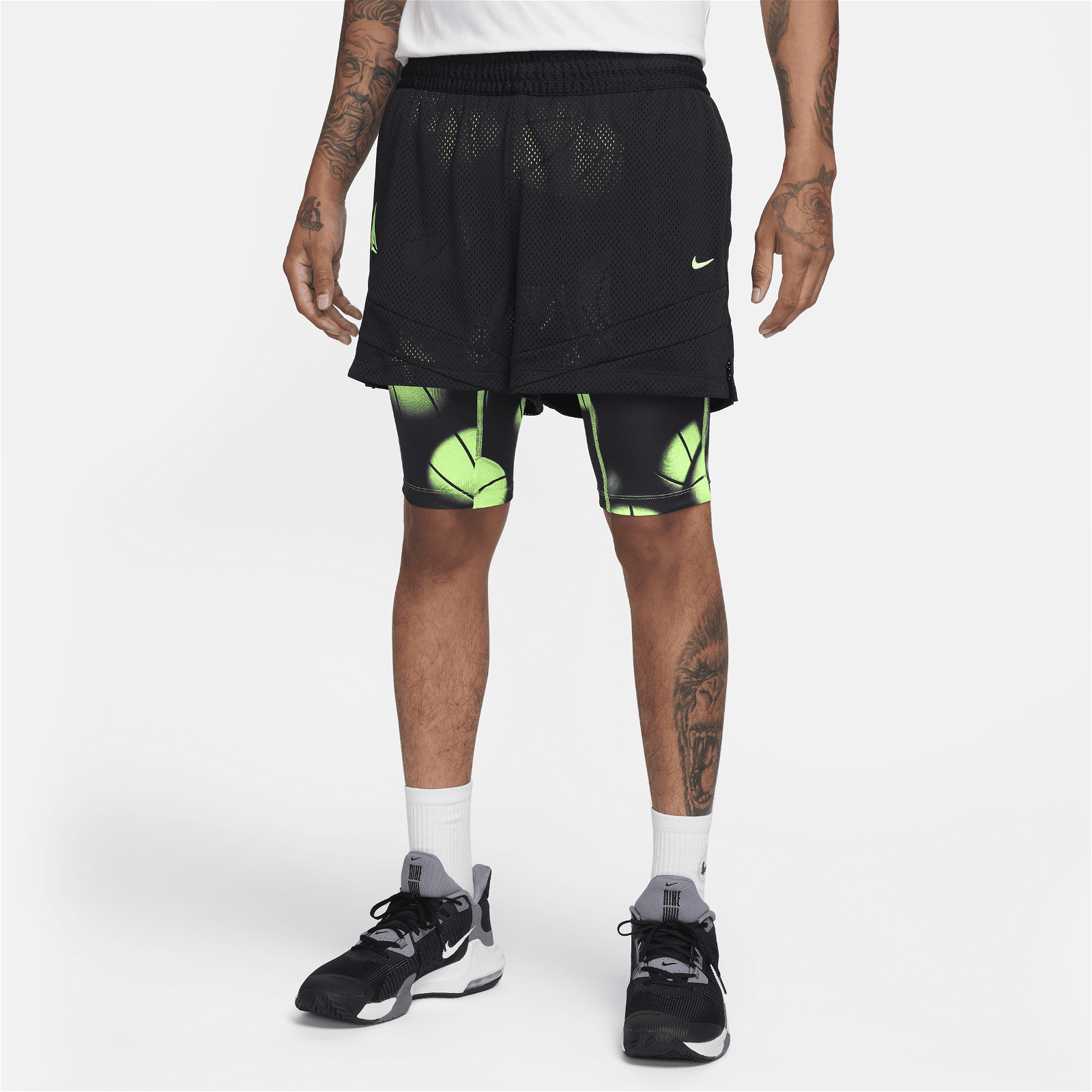 JA Dri-FIT 2-in-1 10cm Basketball Shorts