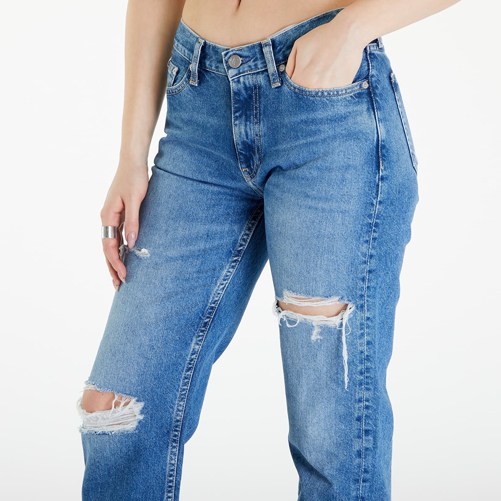 Jeans Low Rise Straight Jeans
