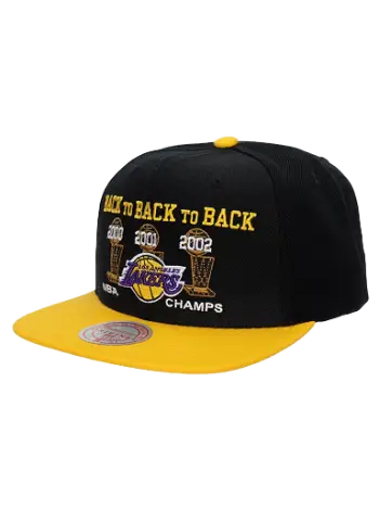Mitchell & Ness NBA Los Angeles Lakers Champs Snapback HHSS4196-LALYYPPPBKGD