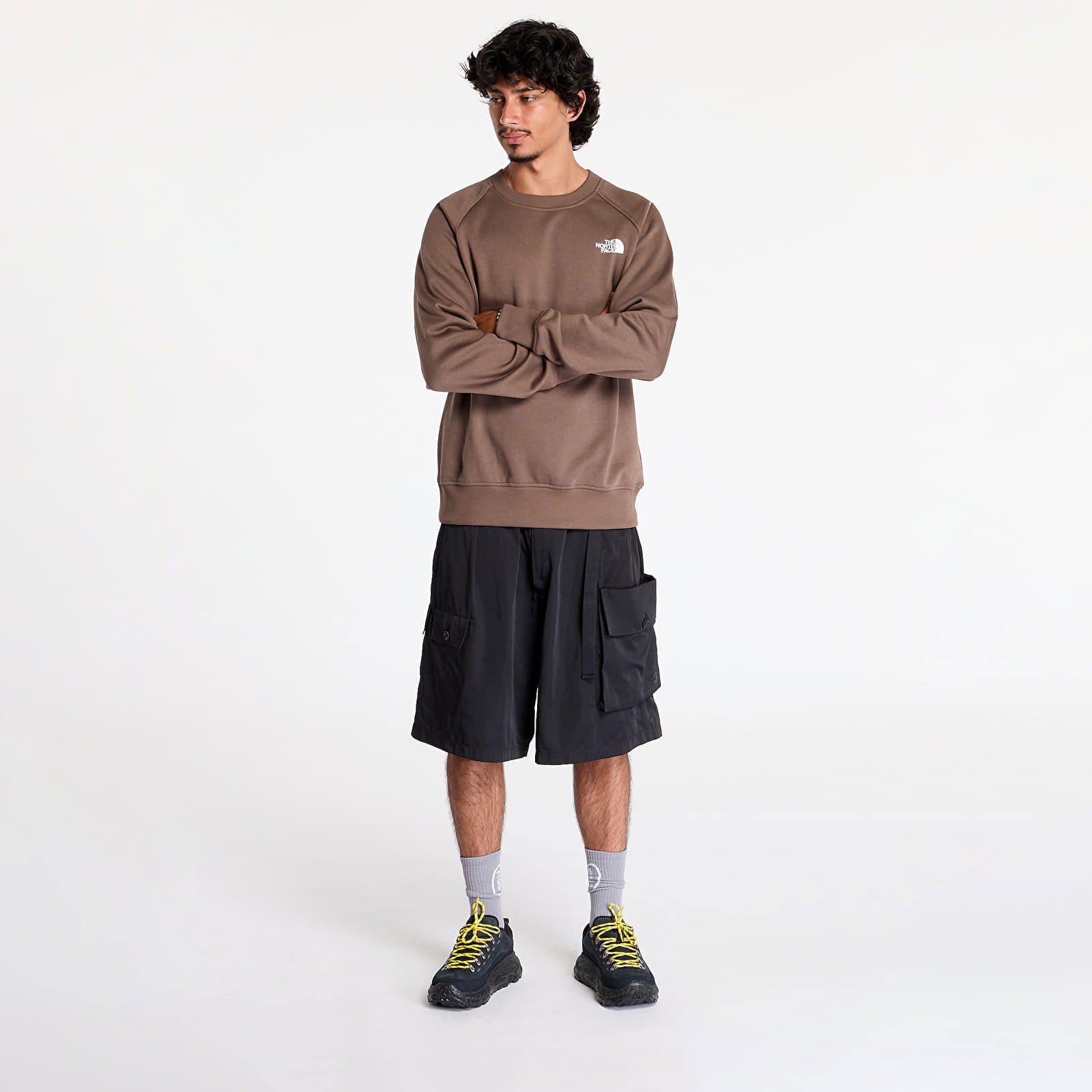 Raglan Box Nse Crew Smokey Brown