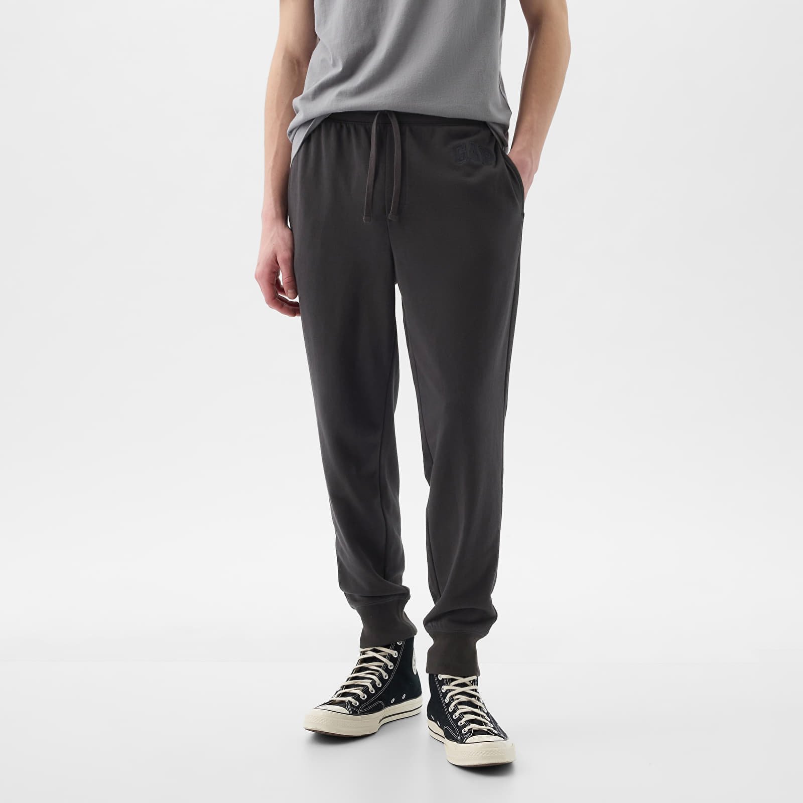 French Terry Logo Joggers Moonless Night