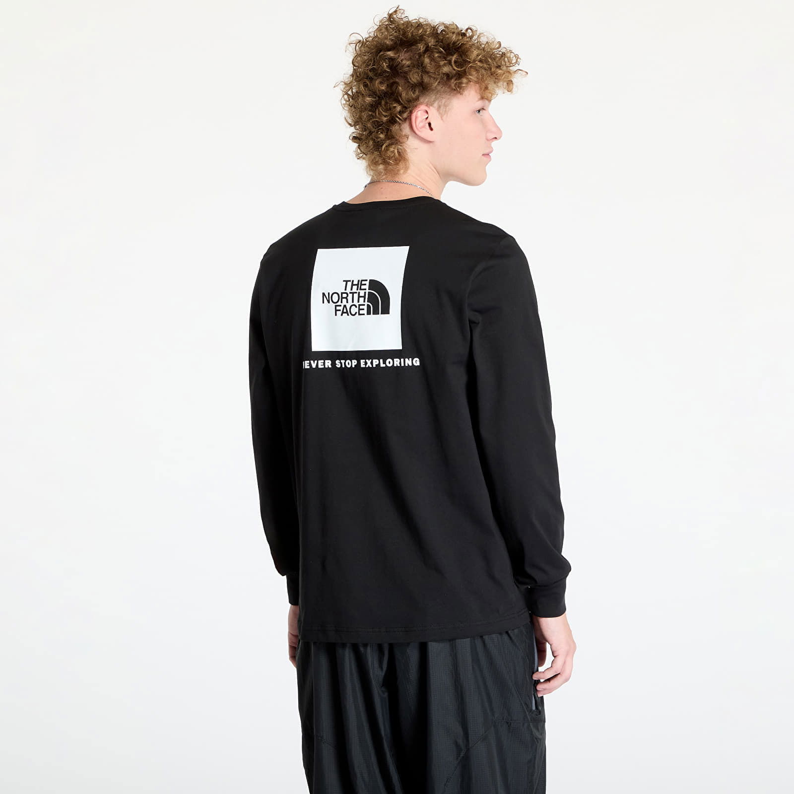 Long Sleeve Box Tee Tnf Black