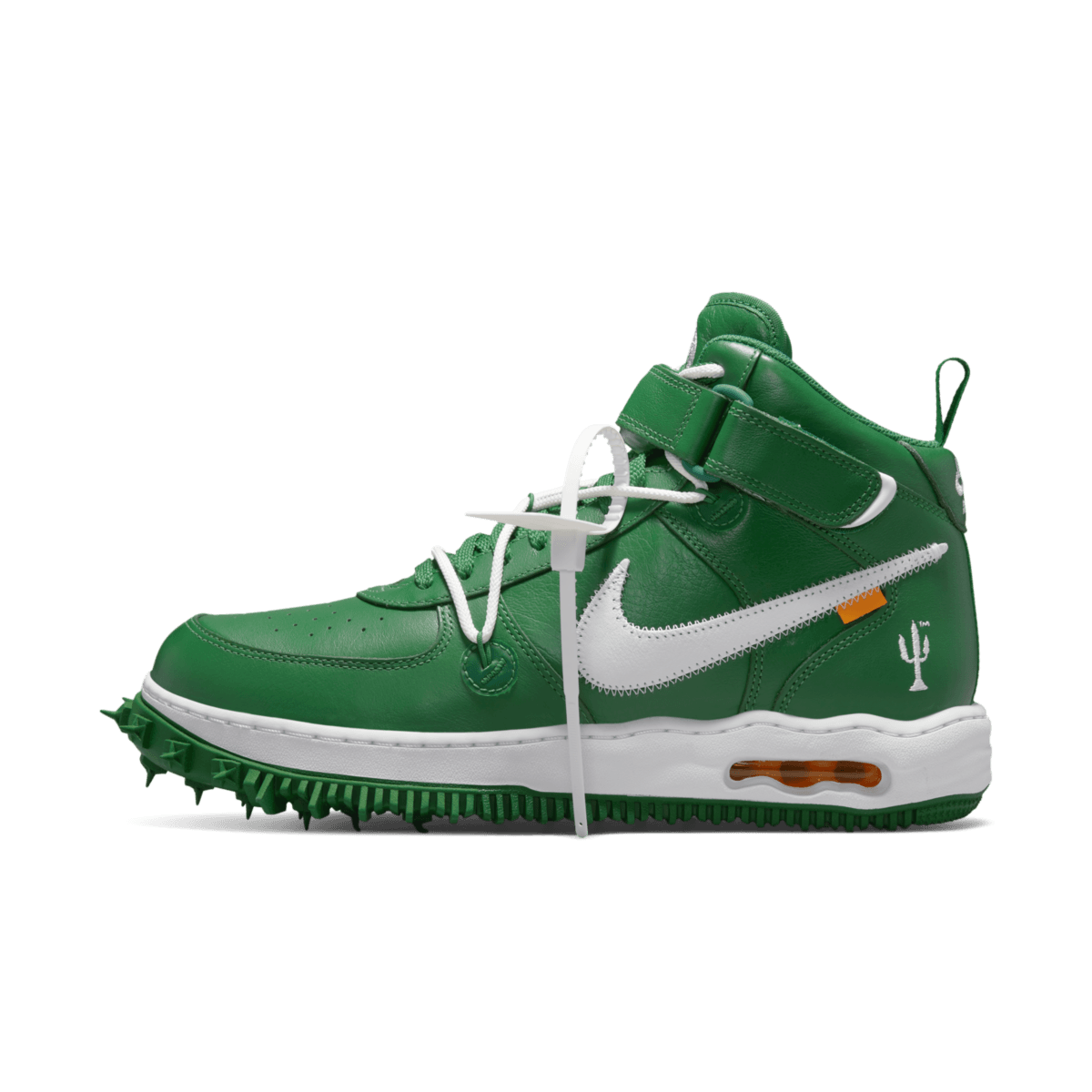 Off-White x Air Force 1 Mid "Pine Green"