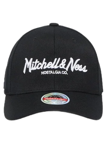 Mitchell & Ness Branded Pinscript Classic Snapback HHSSINTL103-MNNYYPPPBLCK