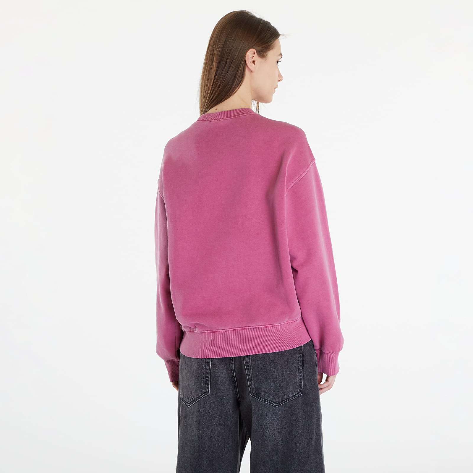 Nelson Sweatshirt UNISEX Magenta Garment Dyed