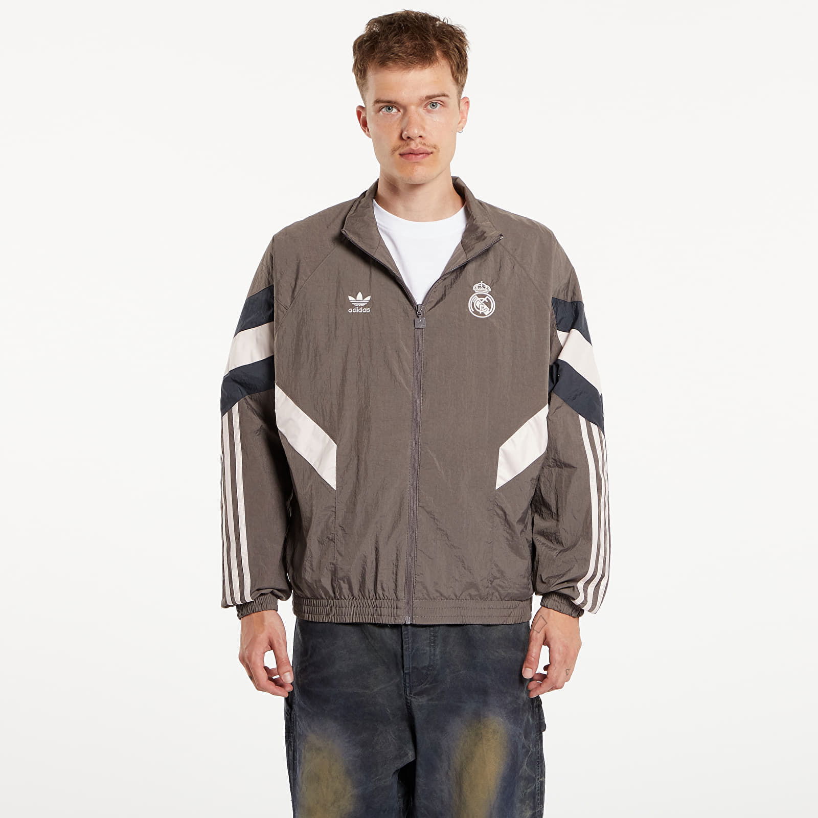 Real Madrid Originals Track Top Charcoal/ Dark Grey