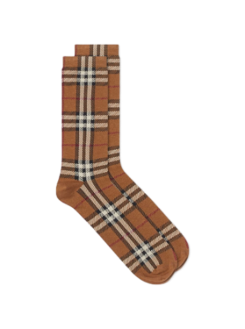 Burberry Cotton Cashmere Check Sock 8045192-A8773