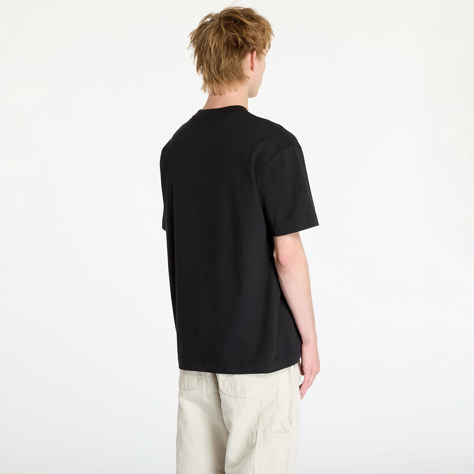 Embroidered Box Tee Black