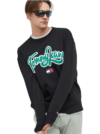 Tommy Hilfiger College Logo Relaxed Fit Sweatshirt DM0DM16383.PPYX