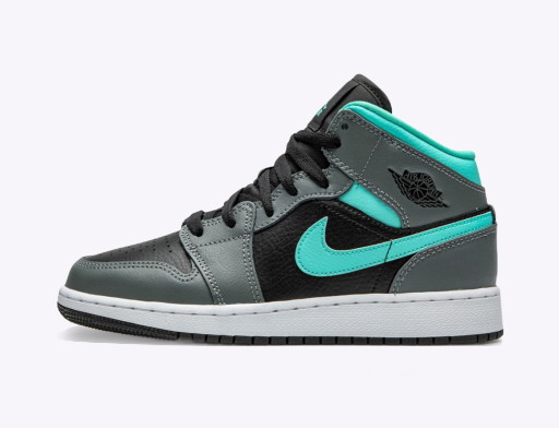 Air Jordan 1 Mid GS "Grey Aqua"